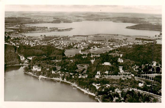 Malente-Gremsmuehlen Fliegeraufnahme mit Kellersee und Ukleisee
