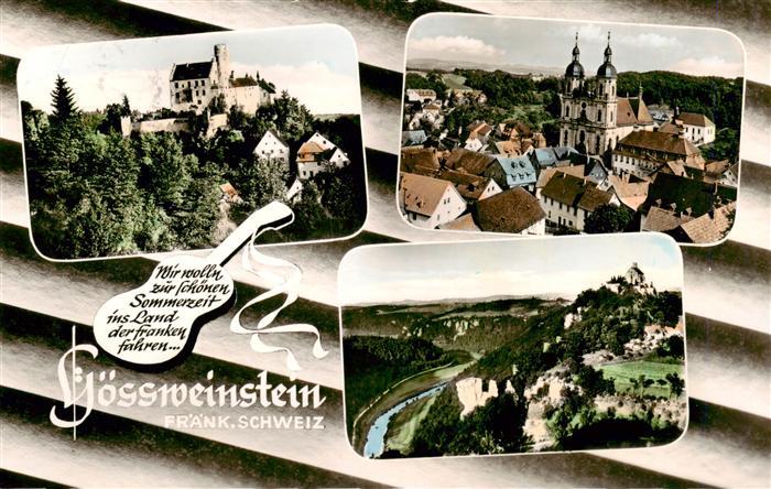 Goessweinstein Scheffel Gasthof Distler Kirche Panorama