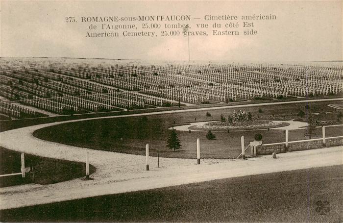 Romagne-sous-Montfaucon 55 Meuse Cimetiere americain