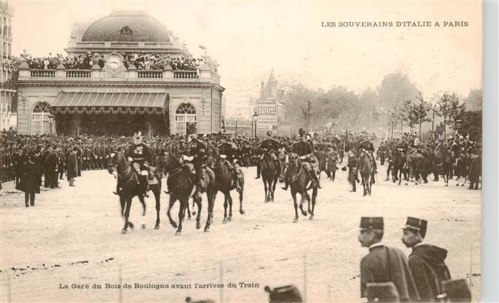Paris 75 La Gare du Bois de Boulogne avant l’arrivee du Train