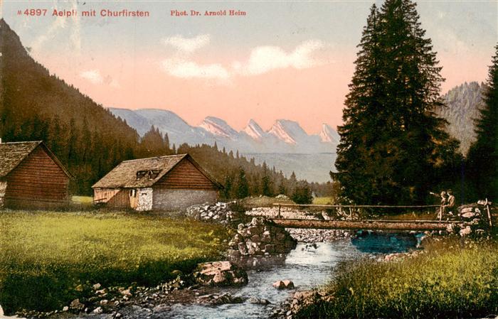 Waldstatt AR Aelpli mit Churfirsten