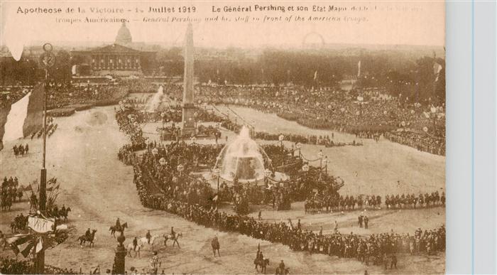Paris 75 Apotheose de la Victoire Le Juillet 1919