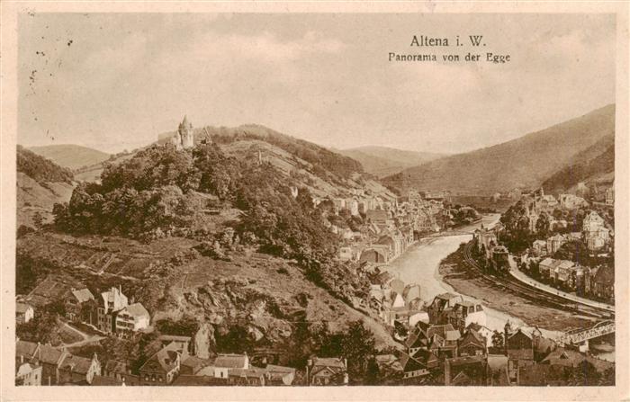 Altena Lenne Fliegeraufnahme