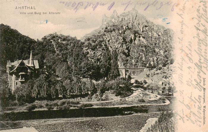 Ahrtal Villa und Burg bei Altenahr