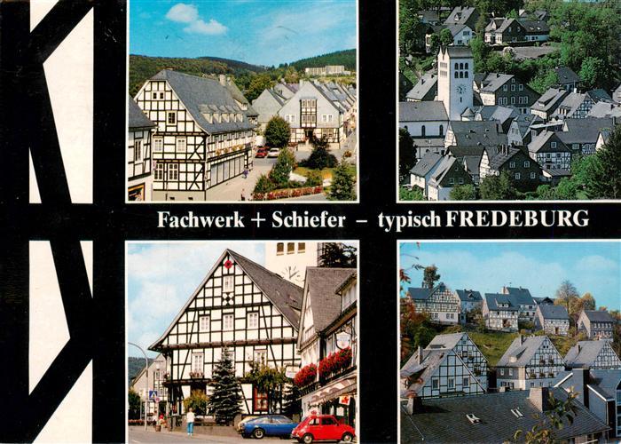 Fredeburg Schmallenberg Fachwerk und Schieferhaeuser
