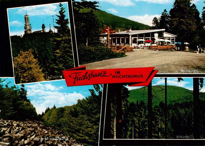 Koenigstein Taunus Restaurant Fuchstanz Feldberg Ringwall am Altkoenig