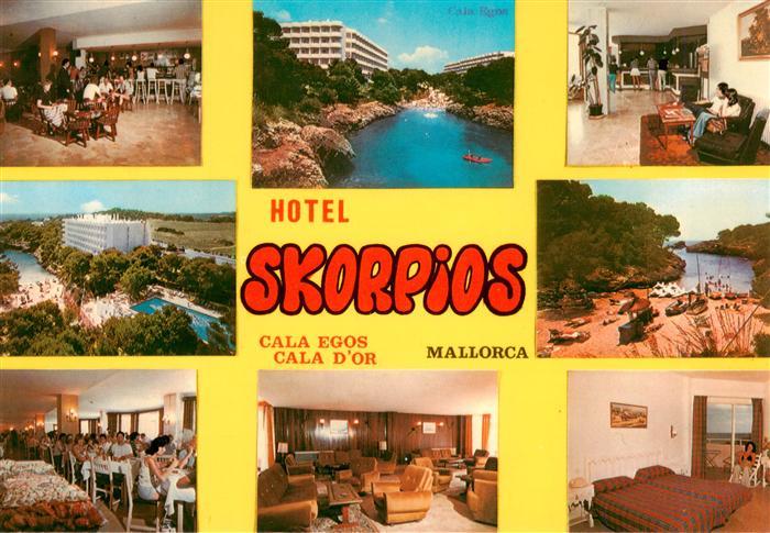 Cala Egos Mallorca ES Hotel Skorpios Gastraeume Appartements Teilansichten