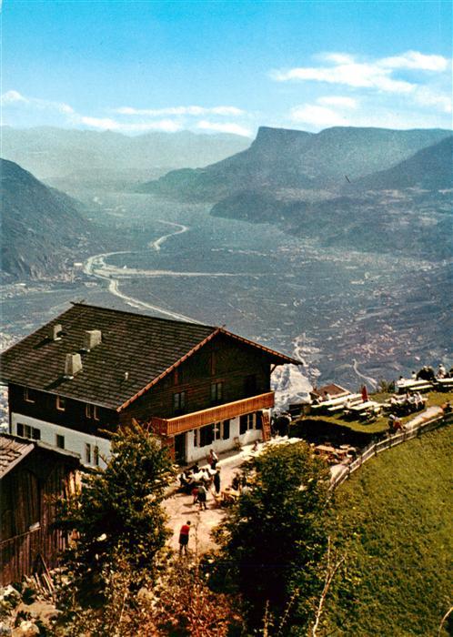 Dorf-Tirol Suedtirol IT Gasthaus Hochmut Panorama