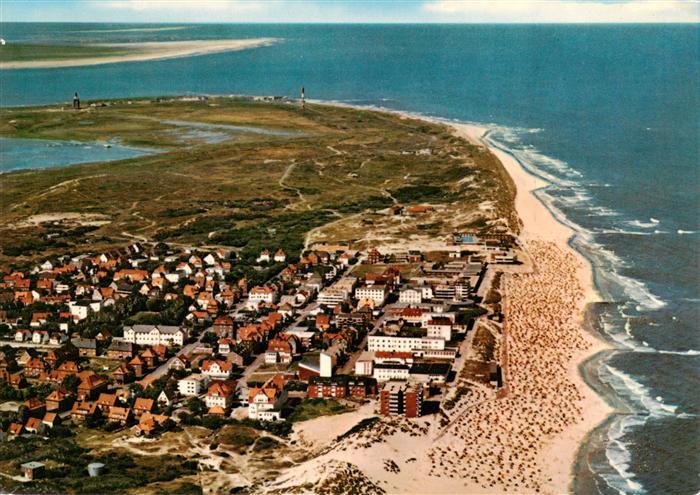 Wangerooge Wangeroog Nordseebad Fliegeraufnahme