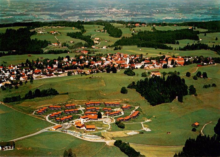 Scheidegg Allgaeu Bayern Fliegeraufnahme