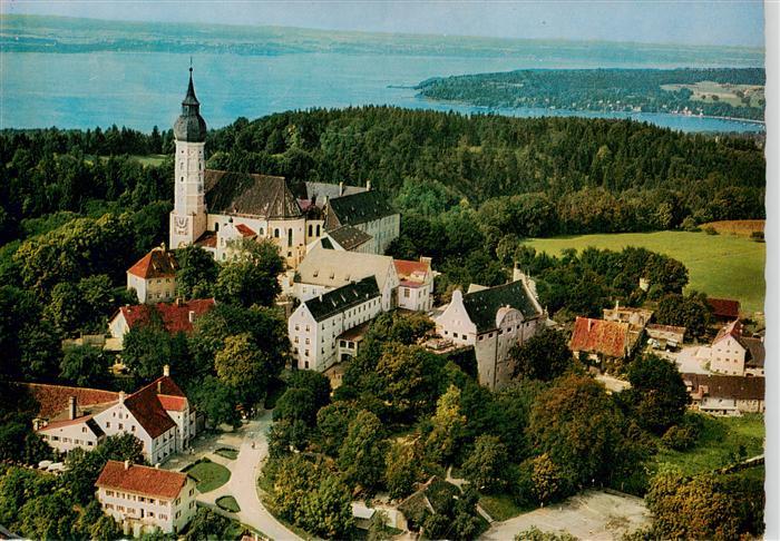Andechs Kloster Andechs am Ammersee Fliegeraufnahme