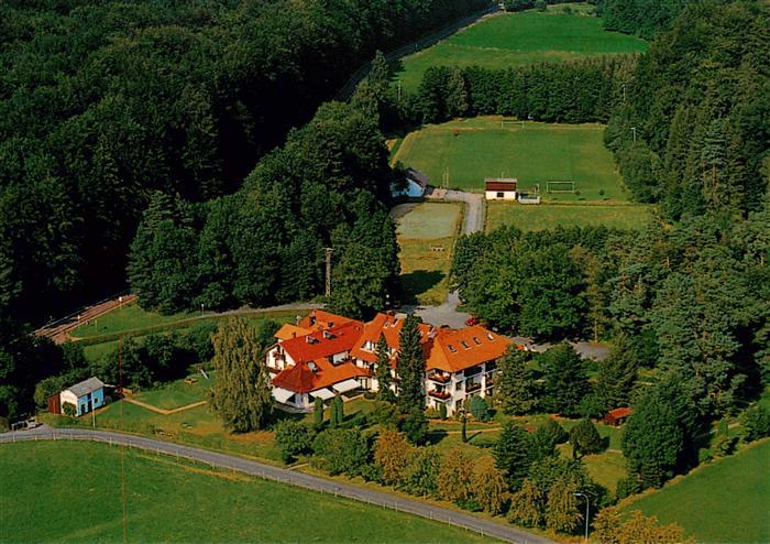 Laubach  Hessen Landhotel Waldhaus Restaurant Die Hessenstube Fliegeraufnahme