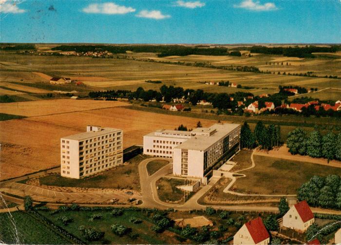Wertingen Kreiskrankenhaus Fliegeraufnahme
