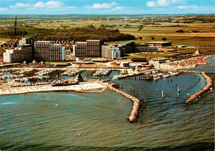 Damp Ostseebad Fliegeraufnahme