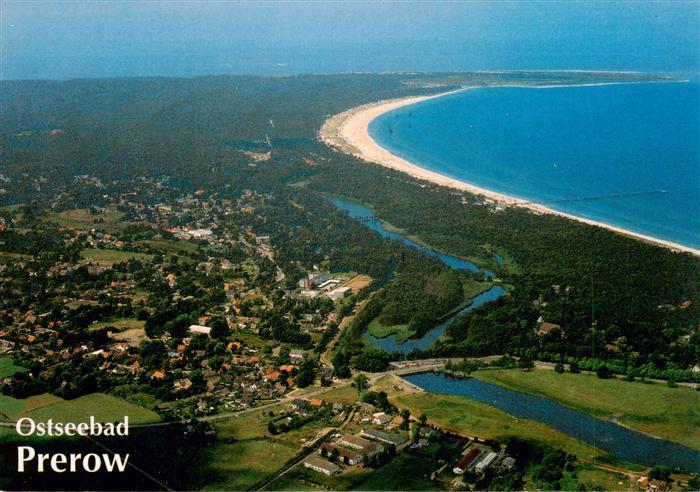 Prerow  Ostseebad Fliegeraufnahme