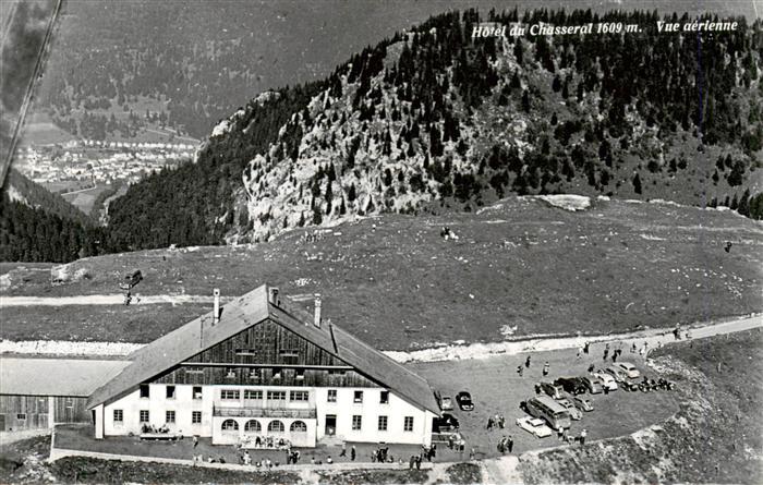 Chasseral 1607m BE Hotel du Chasseral Vue aerienne