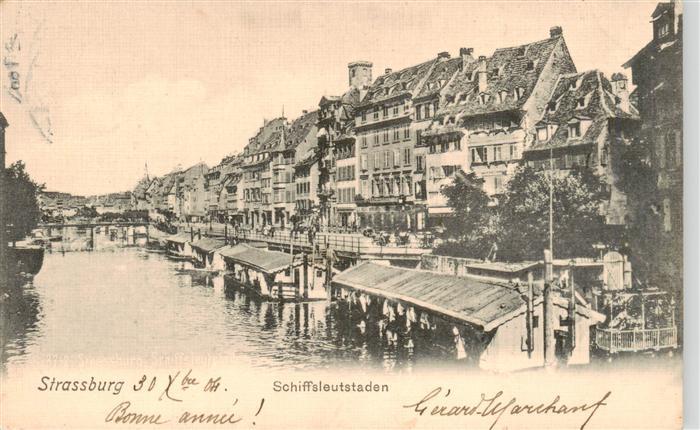 Strassburg  Strasbourg 67 Bas-Rhin Schiffsleutstaden