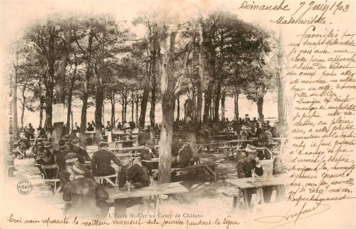 Saint-Cyr Ecole de Coetquidan 35 Au Camp de Chalons