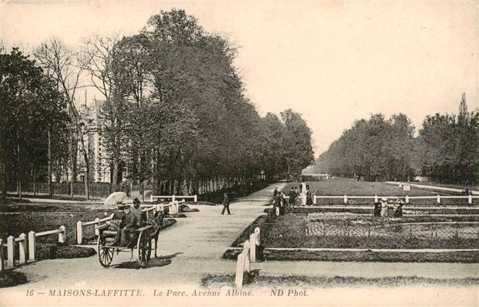 Maisons-Laffitte 78 Yvelines Le Parc Avenue Albine