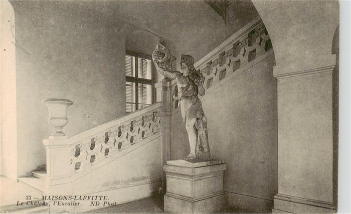 Maisons-Laffitte 78 Yvelines Le Chateau l'Escalier