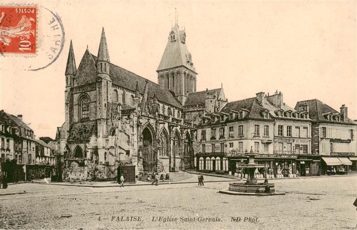 Falaise 14 Calvados Eglise Saint Gervais