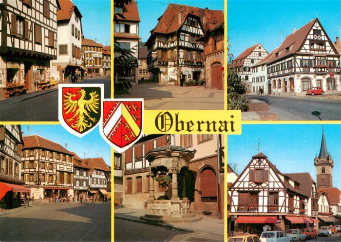 Obernai Alsace Oberehnheim Elsass 67 avec ses maisons a colombages