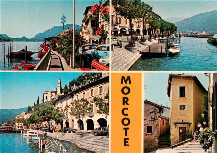 Morcote Lago di Lugano TI Orts und Teilansichten