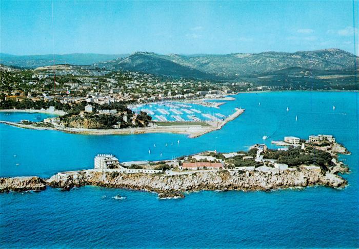 Bandol 83-sur-Mer Vue aerienne de l’Ile de Bendor