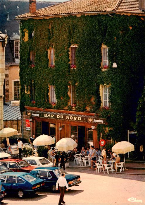 Cluny 71 Saone-et-Loire Cafe du Nord Place de l'Abbaye