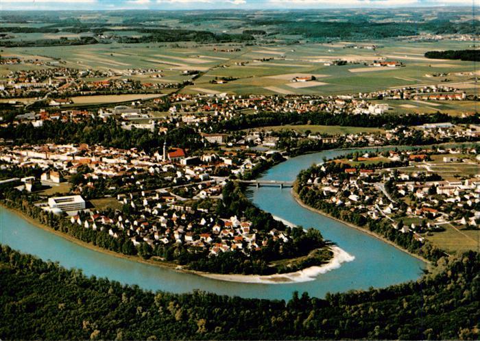 Muehldorf  Inn Fliegeraufnahme