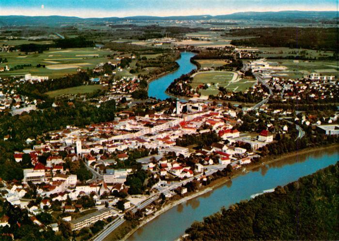 Muehldorf  Inn Fliegeraufnahme