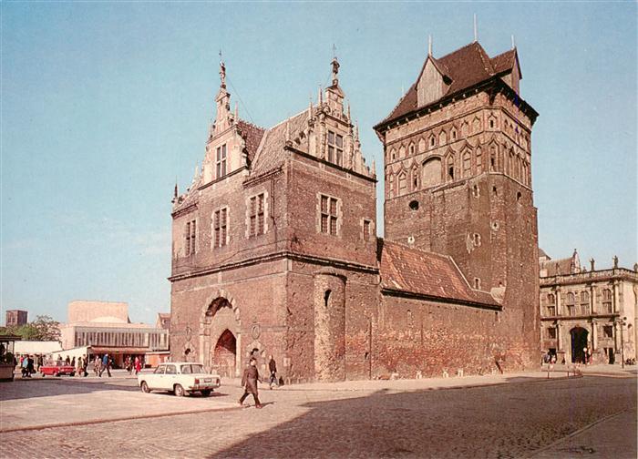 Gdansk Danzig PL Przedbramie ulicy Dlugiej Katownia i Wieza Wiezienna