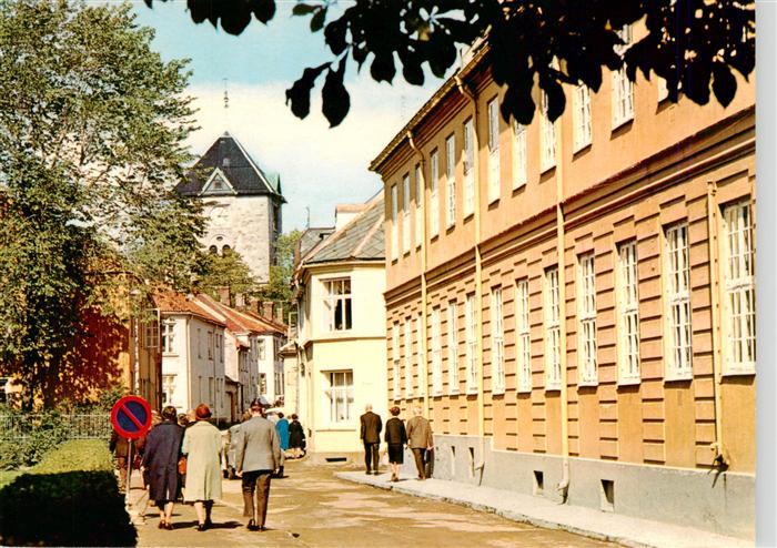 Trondheim Trondhjem Norge St Jorgensveita Var True kirke i bakgrunnen