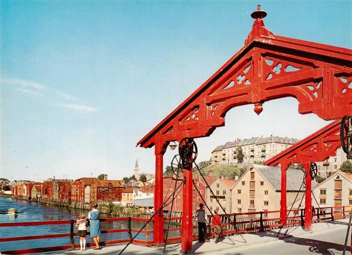 Trondheim Trondhjem Norge Fra Gamle bybro