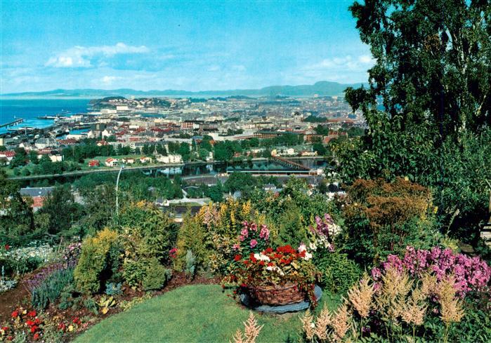 Trondheim Trondhjem Norge Usikt oer byen