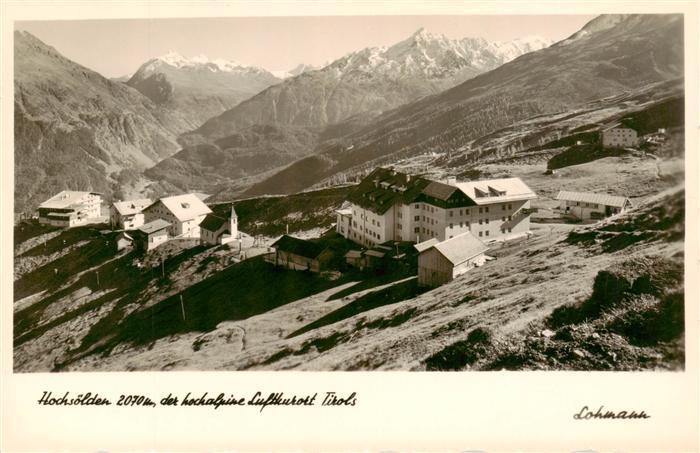 Hochsoelden Tirol AT Fliegeraufnahme