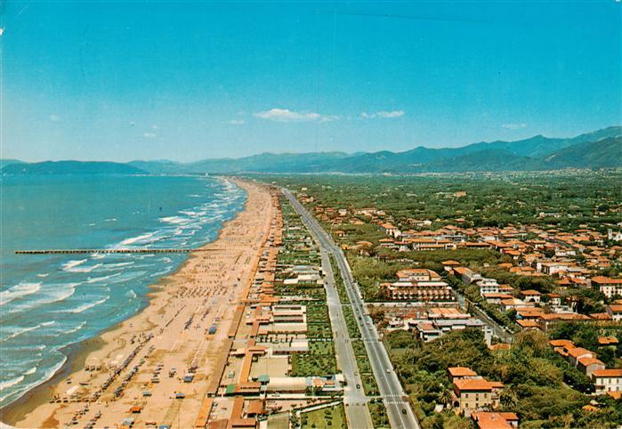 Forte dei Marmi Lucca Toscana IT Fliegeraufnahme