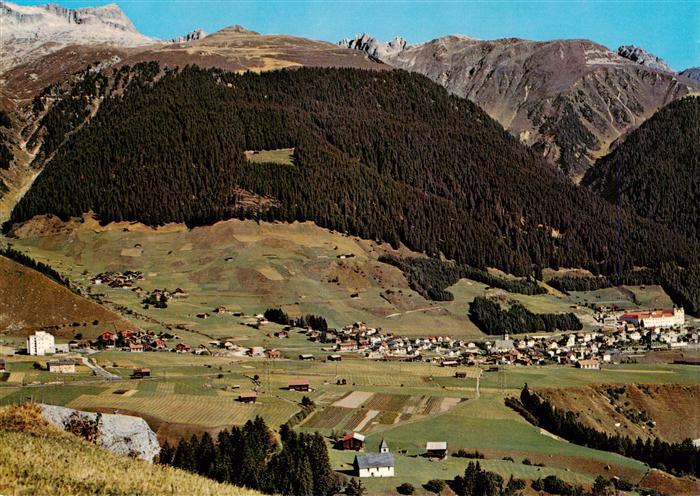 Disentis GR Blick von Mompe Medel