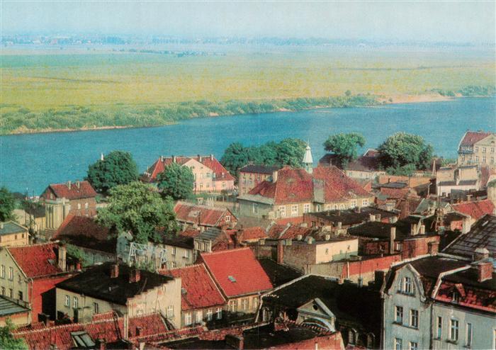 Tczew Dirschau Westpreussen PL Fragment miasta