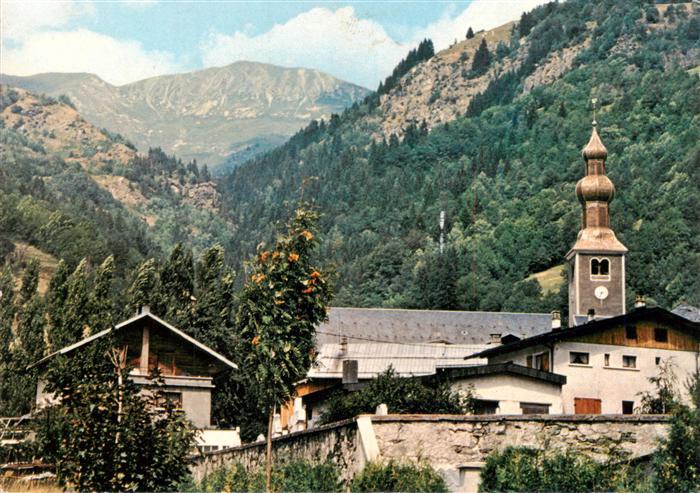 Bozel 73 Savoie Le clocher la crête du Mont Jovet