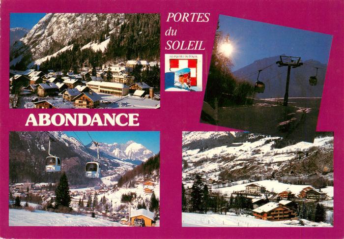 Abondance 74 Haute-Savoie Station des Portes du Soleil