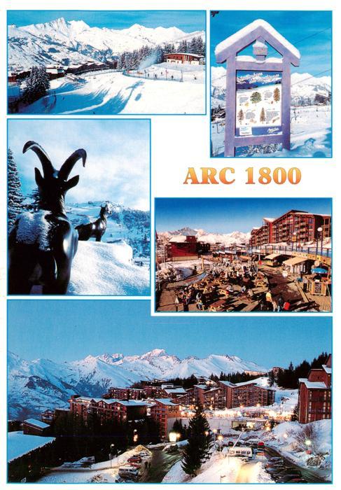 Arc 1800m 73 Savoie Teilansichten Wintersportplatz Alpen