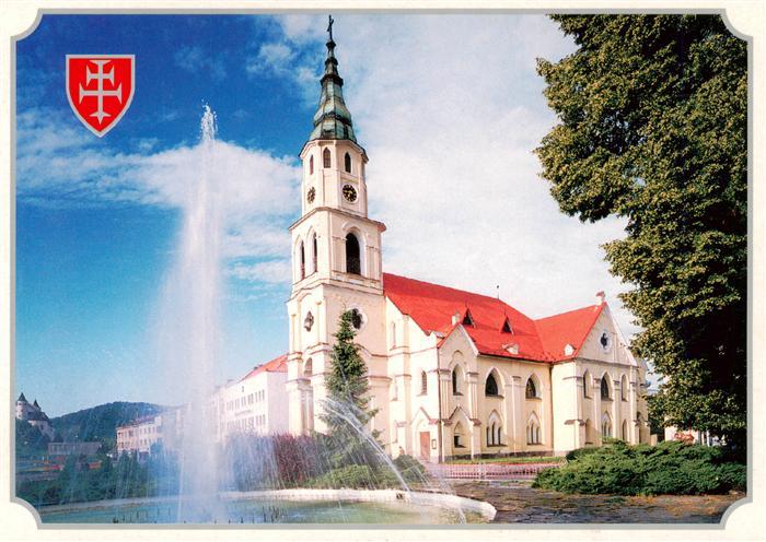 Zvolen Altsohl SK Kirche Springbrunnen