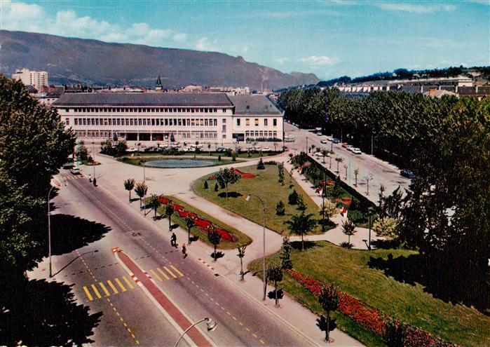 Chambery 73 Savoie Poste Principale et la Chaîne de l'Epine