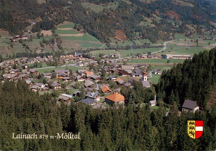 Lainach Rangersdorf Kaernten AT Panorama Blick ins Tal