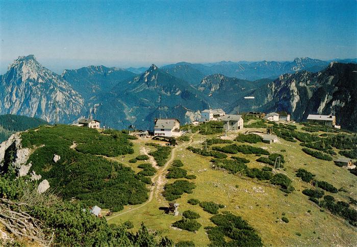 Ebensee Oberoesterreich AT Der Feuerkogel Berghotels Alpenpanorama