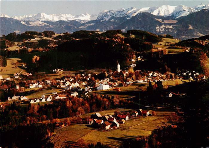 Heiden AR Panorama mit Vorarlbergen Aussicht von der Promenadenstrasse Rossbuech