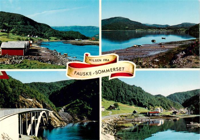 Fauske Norge Panorama Bruecke