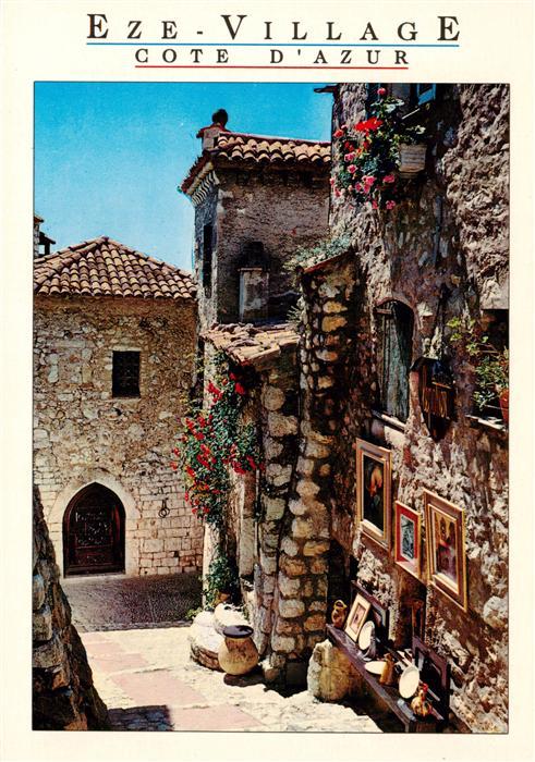 Eze-sur-Mer 06 Vieille rue pittoresque du village