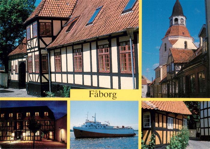 Faborg Faaborg DK Motive Stadtzentrum Faehre